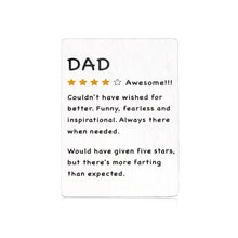 将图片加载到图库查看器,Funny Father Gifts for Fathers Day Dad Birthday Present Metal Wallet Insert Card Gifts for Men Him Novelty Thanksgiving Christmas Card Valentine Gift for Daddy Papa Father from Daughter Son to Stepdad