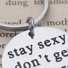 将图片加载到图库查看器,SSDGM Keychain Stay Sexy Don’t Get Murdered Gifts for Daughter Teen Girls Sisters Best Friend My Favorite Murder Gifts Feminist Murderino True Crime Gift for Women Her BFF Bestie MFM keyring
