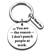 将图片加载到图库查看器,Funny Keychain Gift for Coworker Birthday Leaving Going Away Present for Men Women Thank You Gifts for Him Her Office Employee Appreciation Charm for Leader Admin Boss Day Goodbye Christmas