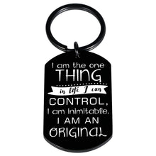 将图片加载到图库查看器,Hamilton Musical Merchandise Girls Keychain Broadway Gifts for Teens Inspirational Gifts for Women Men Novelty Presents Jewelry for Hamilton Musical Lover Fans I Am the One Thing in Life I Can Control