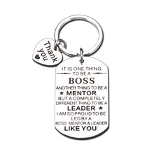 将图片加载到图库查看器,Boss Appreciation Gifts Keychain for Men Women Boss Day Leader Mentor Supervisor PM Lady Birthday Presents for Christmas Office Coworkers Male Thank You Leaving Going Away Retirement Promotion Charm