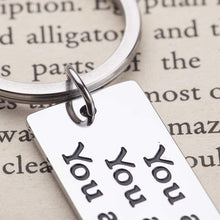 将图片加载到图库查看器,Inspirational Keychain Gifts for Women Teenage Girls Motivational Pendant for Friend Daughter Son You are Loved, You are Valued, You are Beautiful Encouragement Keyring for Her Him