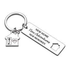 将图片加载到图库查看器,2022 New Home Keychain Housewarming Key Chain Gifts for First Home Women Men Closing Realtor Gift for Home Buyers New Homeowners Gift for Sister Friends Family New Neighbor Housewarming Party Gifts