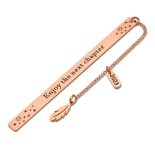 将图片加载到图库查看器,Enjoy The Next Chapter Bookmark for Book Lover, Class 2023 Graduation Gifts for Her Him College High School Student, Retirement Gifts for Women Coworker Leaving, Daughter Birthday Christmas Presents