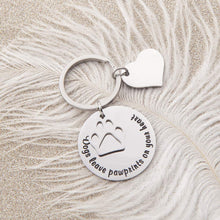 将图片加载到图库查看器,Pet Memorial Keychain for Dog Loss of Pet Gift Dogs Leave Paw Prints on Your Heart Pet Remembrance Sympathy Keepsake Grief Personalized dog Keyring Gifts for Him Her Animal Lover Gift