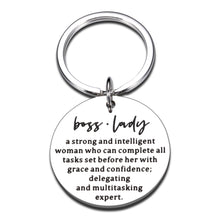 将图片加载到图库查看器,Boss Lady Gifts for Women, Boss Lady Office Decor, Boss Lady Definition Key Holder, Boss Day Gifts for Female Bosses, Office Key Chain for Women Boss Birthday Appreciation Gifts from Team Coworker