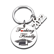 将图片加载到图库查看器,Funny Keychain Gifts for Class of 2022 Seniors Women Men Graduation Gifts for Him Her High School Student Masters College Boys Girls Nursing Law School Grads Keyring Gifts from Best Friend Mom Dad