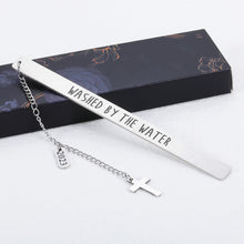 将图片加载到图库查看器,Baptism Gifts for Girls Boys Baby First Communion Christening Christmas Gifts for Goddaughter Godson Adult Baptism Gifts for Christian Women Men Catholics Church Washed By The Water Religious Bookmark