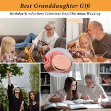将图片加载到图库查看器,Eunigem Granddaughter Graduation Gifts for Her Rose Gold Compact Mirror Granddaughter Birthday Valentines for High School College Graduating Granddaughter Back to School Coming-of-Age Charms