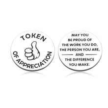 将图片加载到图库查看器,Teacher Coach Appreciation Thank You Gifts for Boss Leader Inspirational Token Charm for Volunteer Coworkers Going Away Leaving from Staff Team Holiday Goodbye Gifts for Nurses Office Women Men