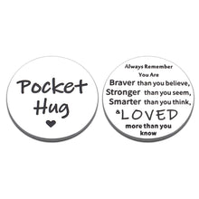 将图片加载到图库查看器,Pocket Hug for Son Daughter Kids Miss You Gifts for Women Men Inspirational Christmas Stocking Stuffers for Teens Boy Girl Birthday Long Distance Relationship Graduation Keepsake for Friends Him Her