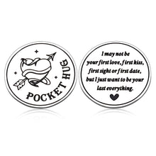 将图片加载到图库查看器,I May Not Be Your First Love Gifts for Men Women Pocket Hug Token Valentines Gifts for Him Her Husband Boyfriend Anniversary Birthday Miss You Gifts for Bride Fiance Engagement Wedding Deployment