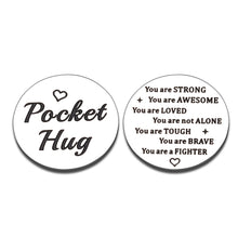 将图片加载到图库查看器,Inspirational Gifts for Women Men Little Pocket Hug for Cancer Survivor Surgery Recovery Gifts for Warrior Fighter Get Well Soon Gifts for Depression Suicide Friends Addiction Alcoholics Sobriety Gift