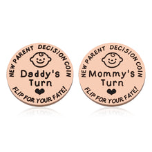 将图片加载到图库查看器,New Parent Decision Coin Gifts for First Time Mom Dad Mommy To Be Funny Baby Shower Gifts for New Parents Couples Newborn Baby Gift for Pregnancy Mummy Christmas Mothers Day Birthday Gift Double-Sided