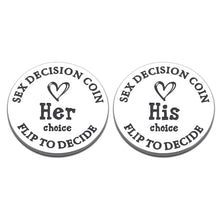 将图片加载到图库查看器,Funny Valentines Day Gifts for Men Women I Love You Gifts for Him Her Anniversary Birthday Present for Husband Boyfriend Wife Girlfriend Wedding Engagement Pocket Love Token Double-sided Decision Coin