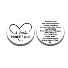 将图片加载到图库查看器,Inspirational Gifts for Men Teen Boys Encouragement Recovery Gifts for Women Girl Cancer Survivor Warrior Fighter Little Pocket Hug Token Long Distance Relationship Keepsake Surgery Sobriety Present