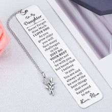 将图片加载到图库查看器，Inspirational Bookmark Gifts for Teen Girl Daughter Birthday Coming-of-Age Gifts from Mom Graduation Gifts for Her Daughter Back to School Wedding Valentines Christmas Present for Women Teen Girls
