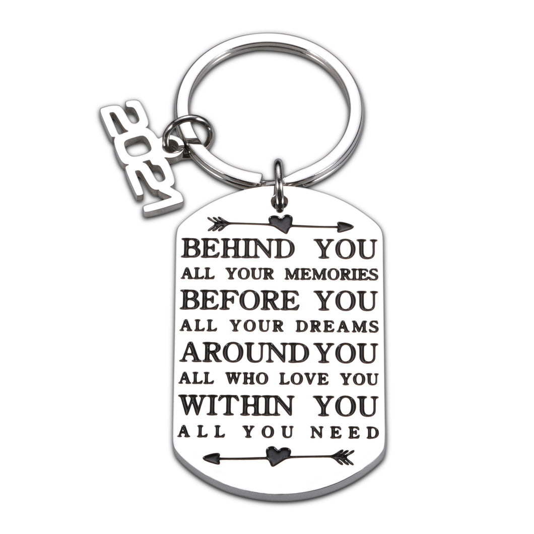Inspirational Gifts for Women Men 2021 Graduation Gifts Keychain for Teen Girls Boys College Nursing High School Students Birthday Coming-of-age Back to School Gifts for Daughter Son Best Friends