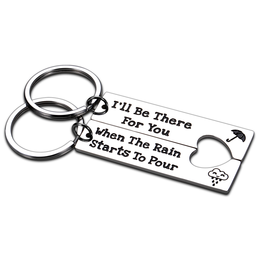 Best Friend Birthday Gifts Keychain for Women Men Teen Girls Boys TV Show Friends Merchandise Gifts for Fans Friendship Jewelry for BFF Valentines Day Couple Gifts I'll Be There for You