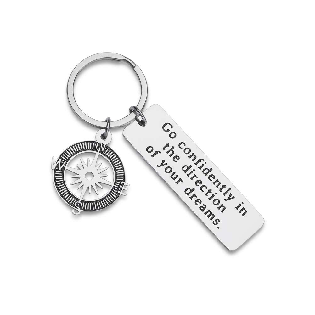 Inspirational 2021 Graduation Gifts for Her Him High School College Keychain