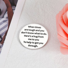 将图片加载到图库查看器，Little Pocket Hug Token Keepsake for Women Men, Long Distance Relationship Gifts for Miss You, Think of You Gift for Friends Family, Inspirational Pick Me Up Isolation Gifts for Teenage Boys Girls
