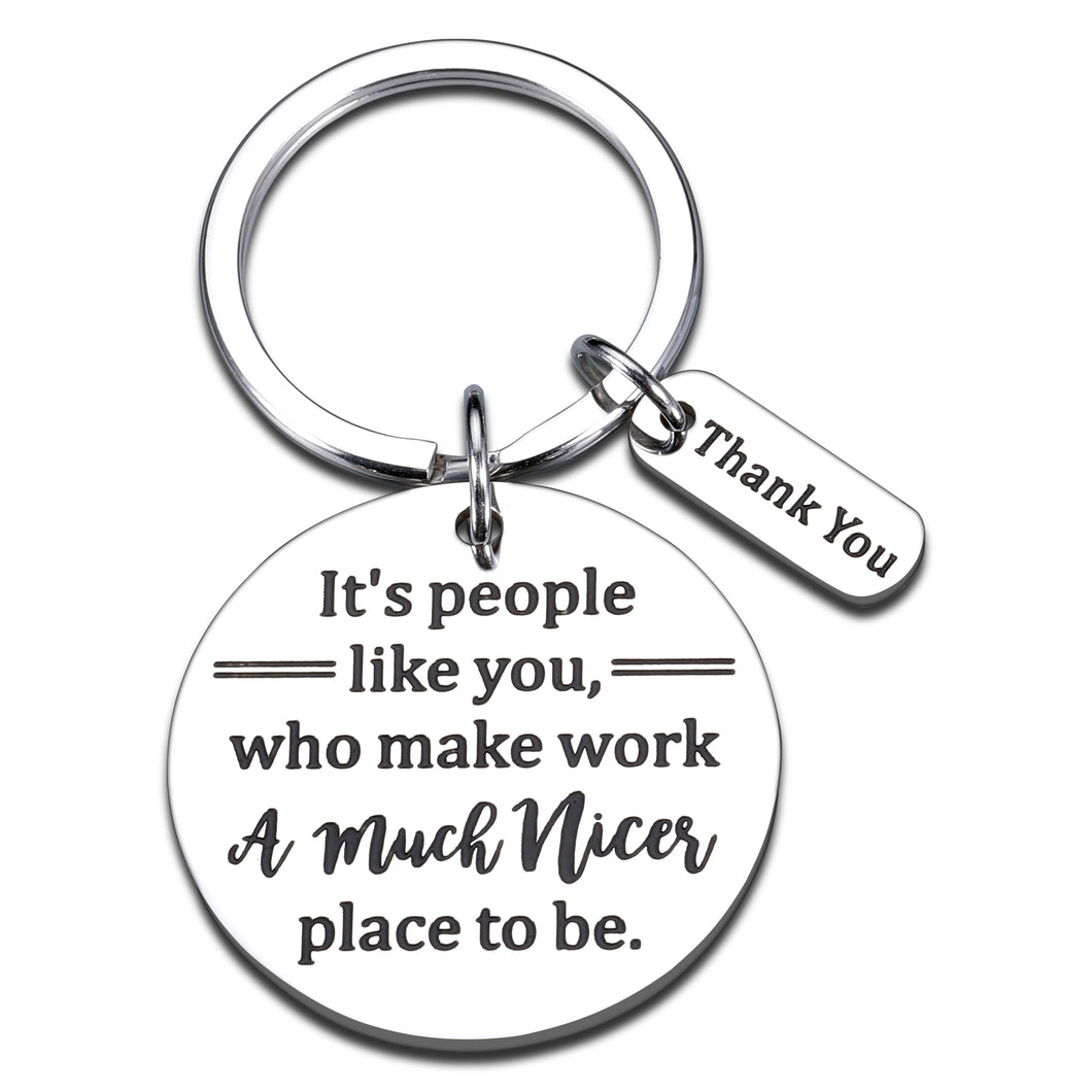 Coworker Gifts for Office Women Men Leaving Going Away Gifts for Work Bestie Thank You Keychain Appreciation Gifts for Her Him Colleague Christmas Birthday Retirement Promotion Gifts for Leader Mentor