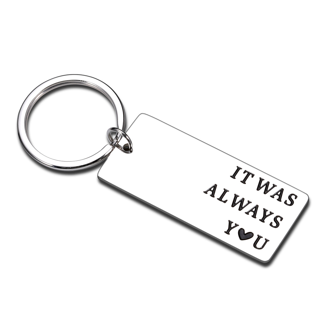 Love Note Keychain Gifts for Him Her Husband Boyfriend Anniversary Birthday Gifts Wife Girlfriend Valentines Engagement Wedding Deployment Gifts for Fiance Bride Groom Long Distance Couple Men Women