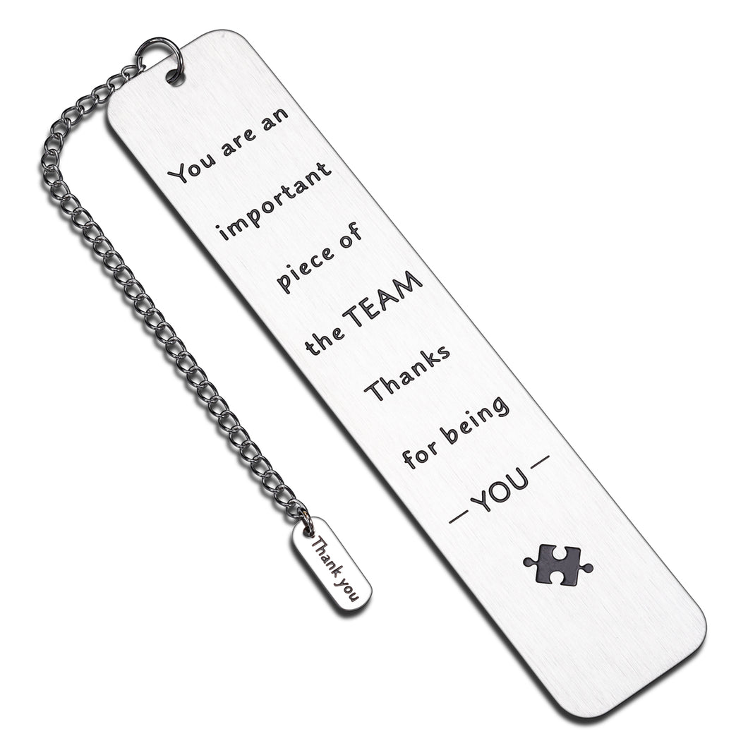 Appreciation Bookmark Gifts for Employee Coworker Birthday Boss Day Gifts for Boss Leader Mentor Thank You Gift for Manager PM Christmas Present for Office Women Men Leaving Going Away Retirement