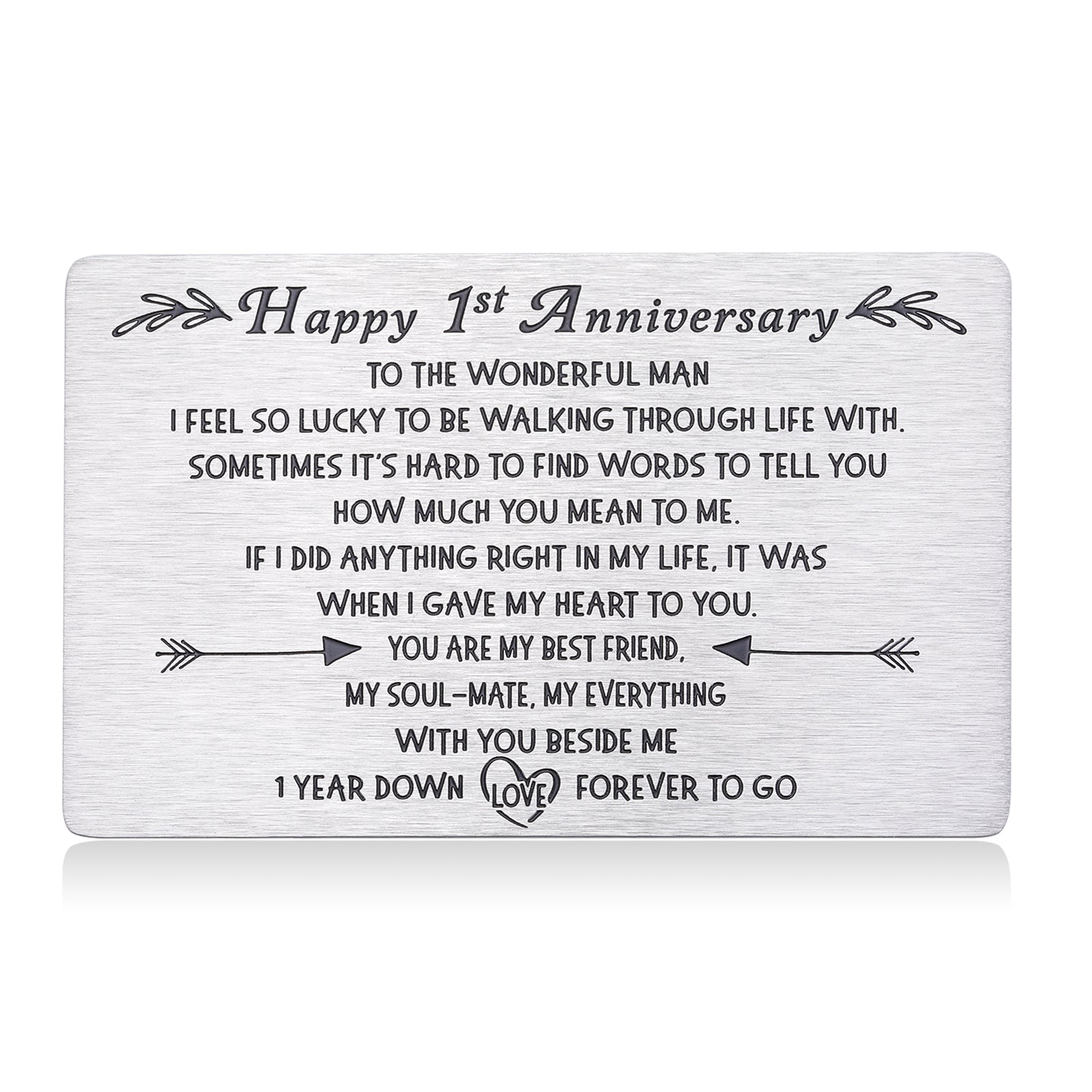 1st Anniversary for Men First Anniversary Gifts for Husband
