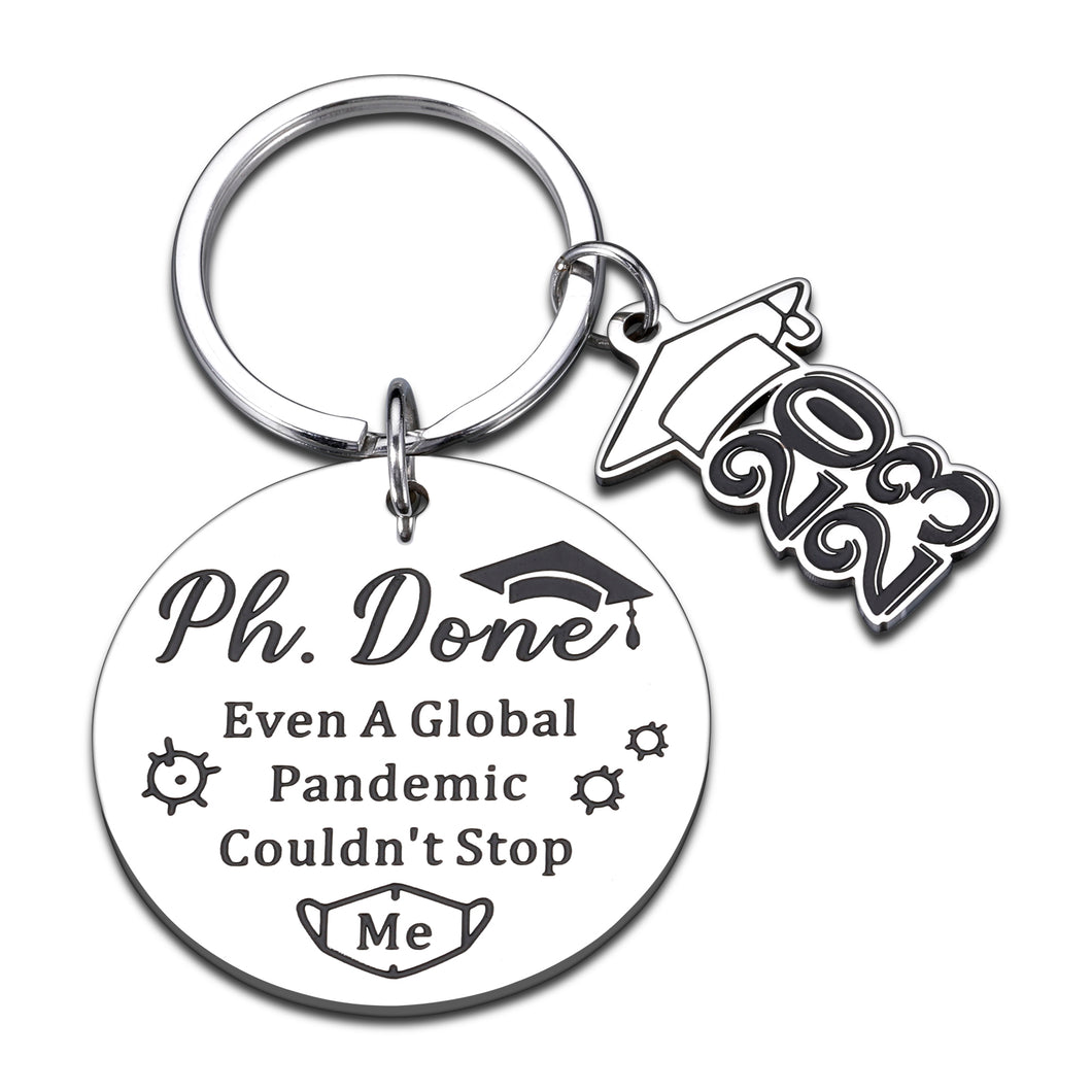 PhD Graduation Gifts for Him Her Funny Keychain 2023 Graduation Presents for Women Men MBA MSW Doctorate Masters Degree Pharmacist Son Daughter Best Friend Graduates Charms for Nursing Law School Male