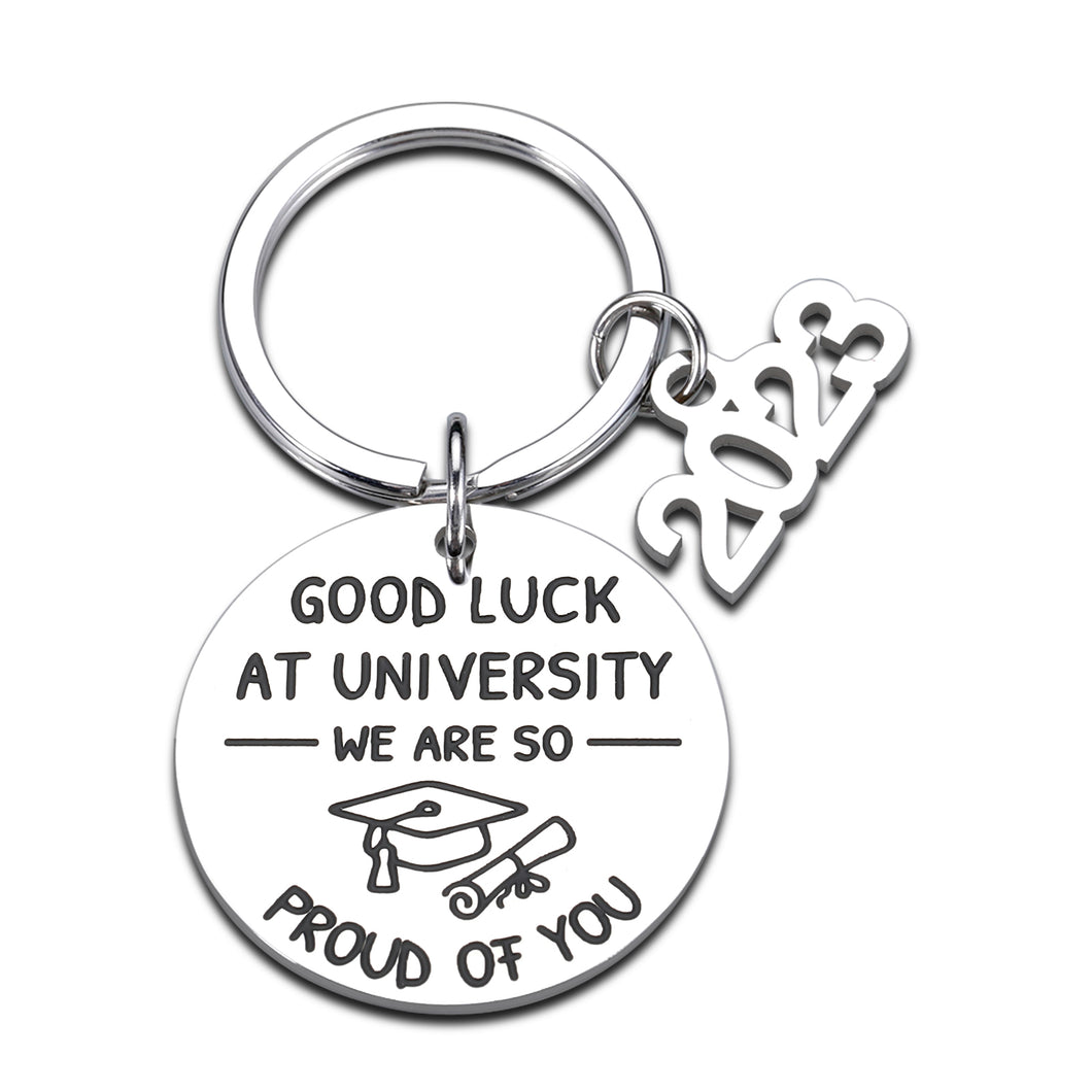 High School Graduation Gifts for Her Him, Best Friend High School Graduation Gift, 2023 Senior High School Graduation Gifts for Girl Boys, We Are Proud of You Graduation Keychain Gift for Daughter Son