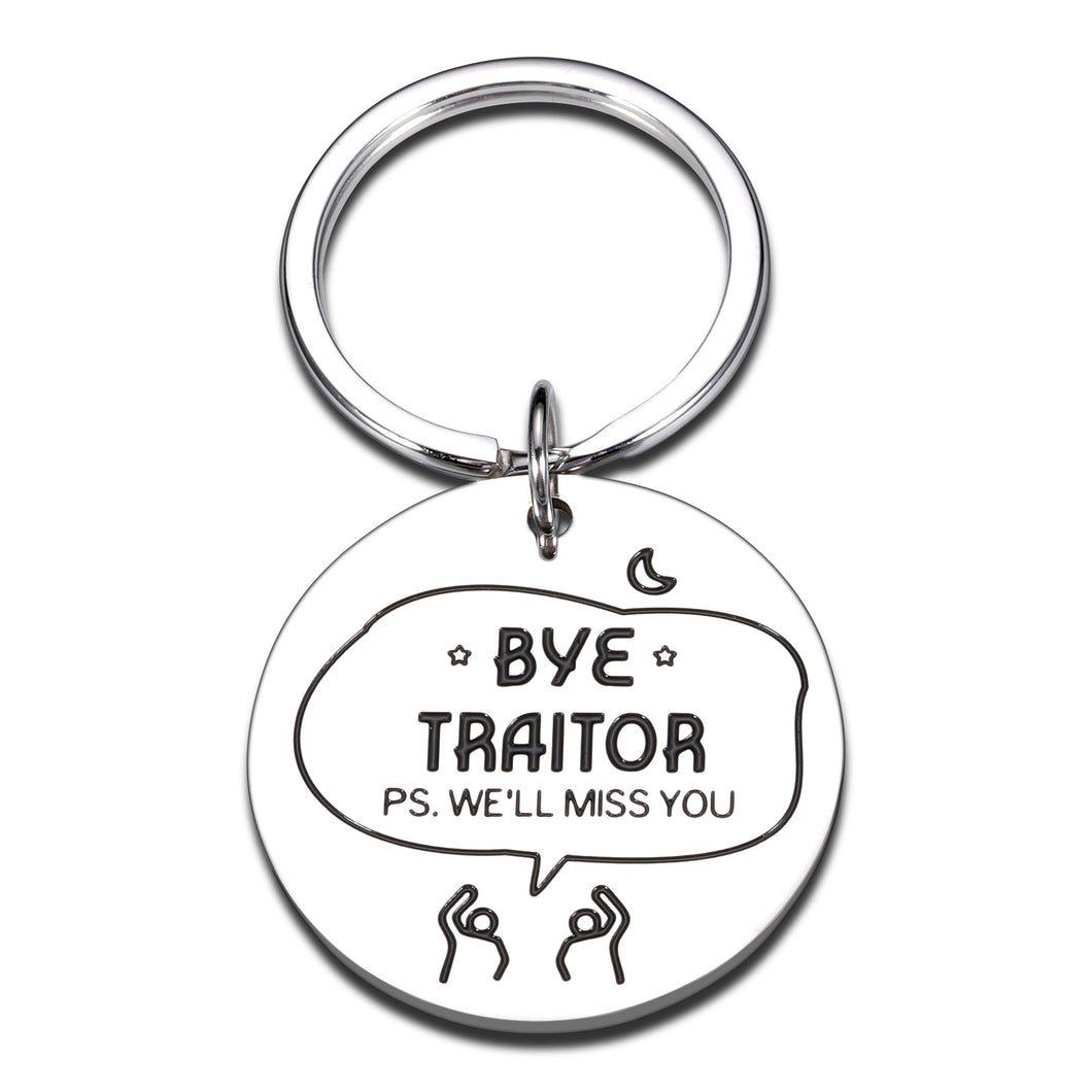 Coworker Leaving Gifts for Women, Funny Keychain Goodbye Gifts for Coworkers, Naughty Farewell Gifts for Boss Manager, Gag Going Away Present for Office Friend, New Job Good Luck Work Gifts for Men